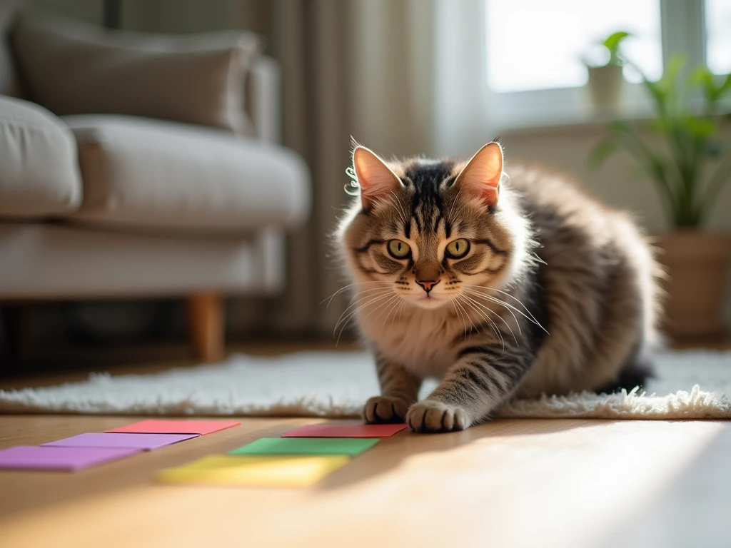 Color Recognition Mission: Can Cats Learn Visual Cues?