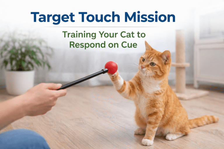 Target Touch Mission: Training Your Cat to Respond on Cue