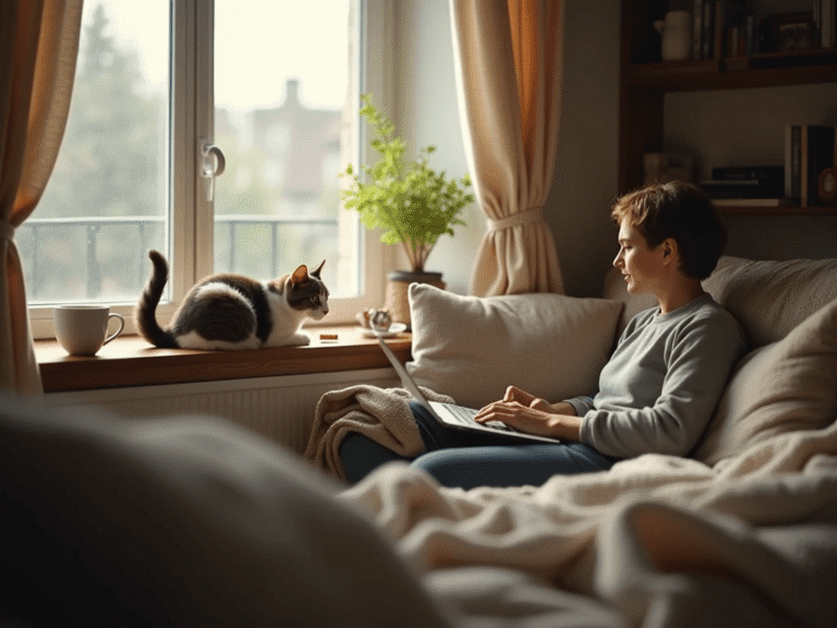 A House With a Cat Is Never Quiet And Never Lonely