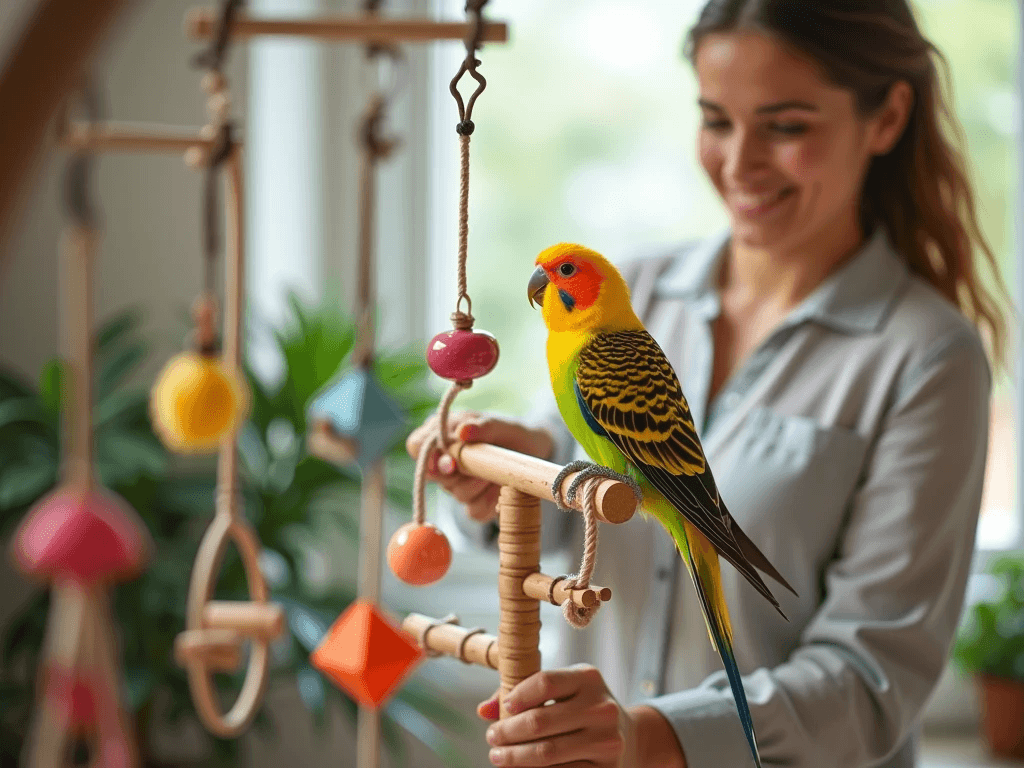 How to Rotate Toys and Perches to Keep Birds Engaged