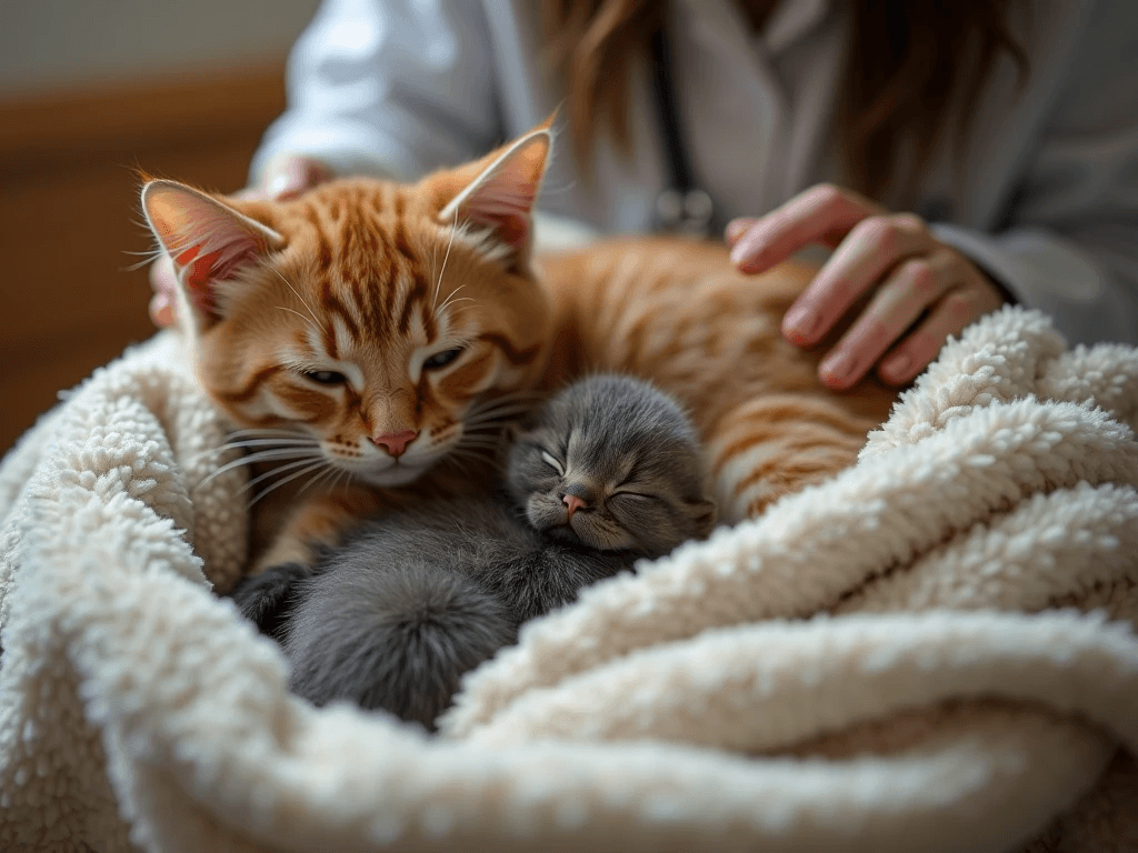 How to Support a Mother Cat After Birth