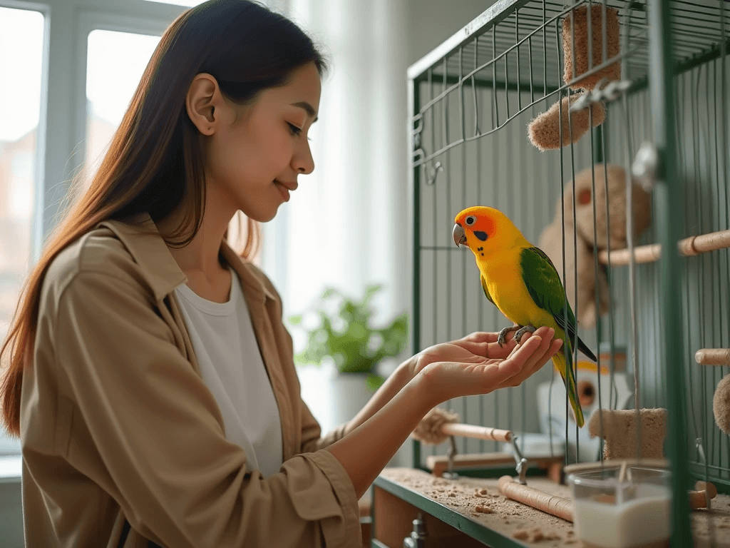 Keeping Your Bird’s Cage Clean Without Stressing Them Out