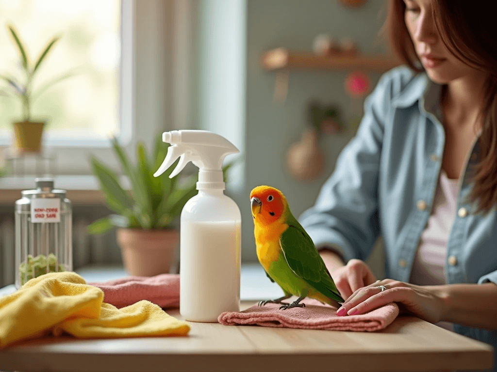 Safe Cleaning Products for a Bird-Friendly Home